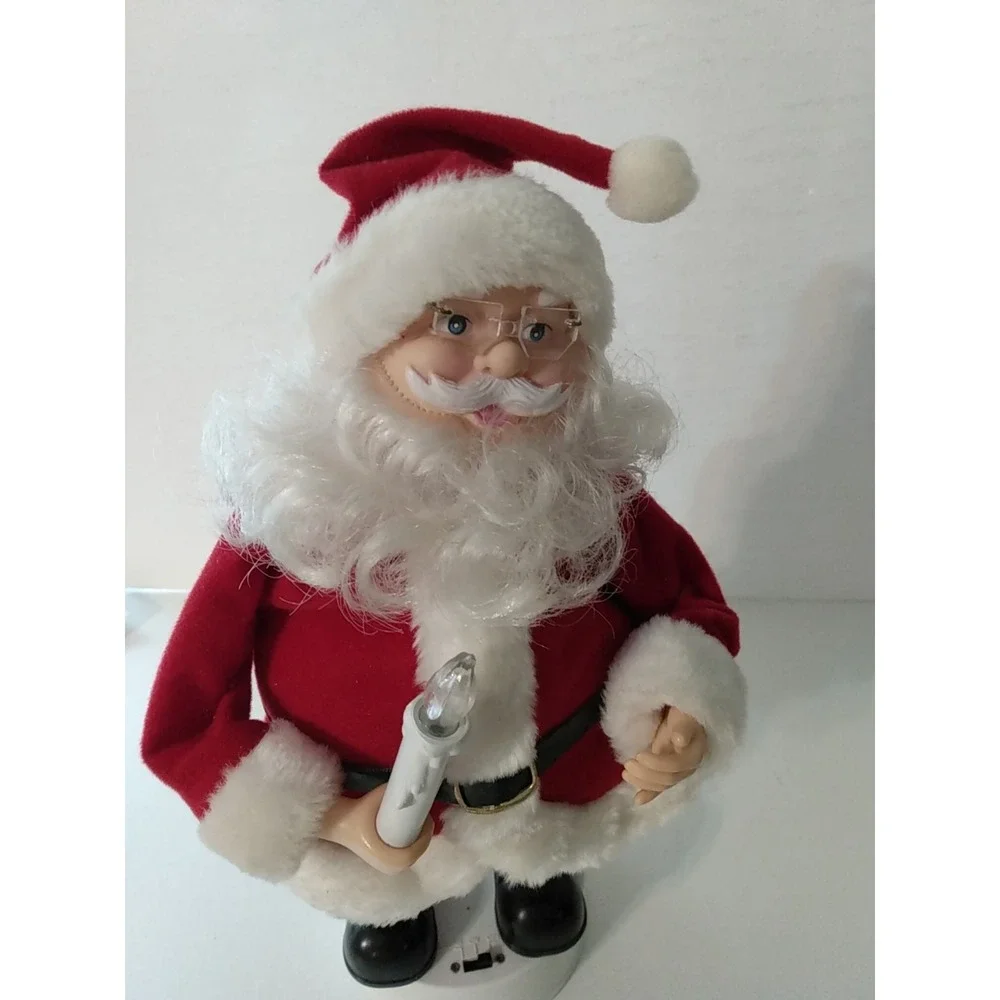 VTG Mr Santa Favorite Folks Music & Illuminated Figurine 15